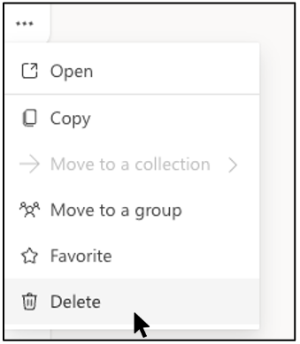 Delete a form 2.1