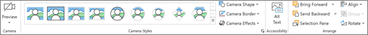 PowerPoint Camera Ribbon 2022