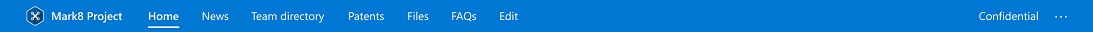 Minimal header