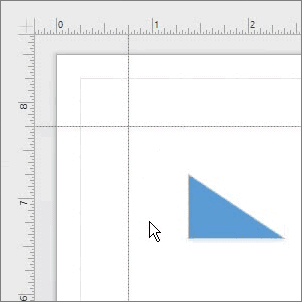 Make a shape move with a guide by gluing it to the guide.