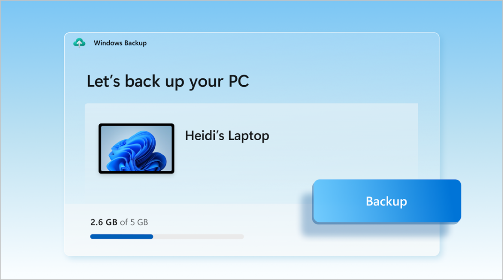 Icon of Windows Backup.