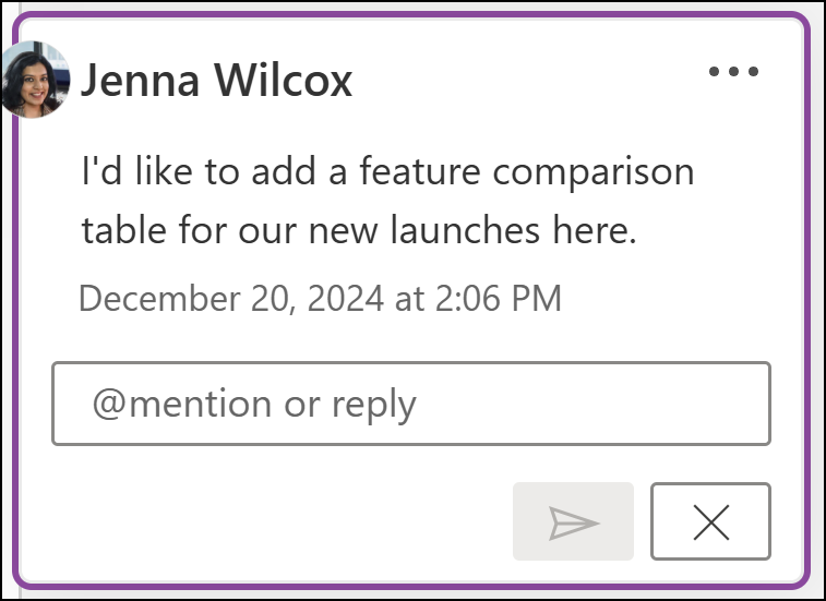 Comments