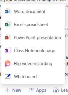 Screenshot of new options.