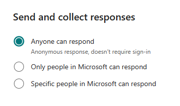 Screenshot of anyone option.