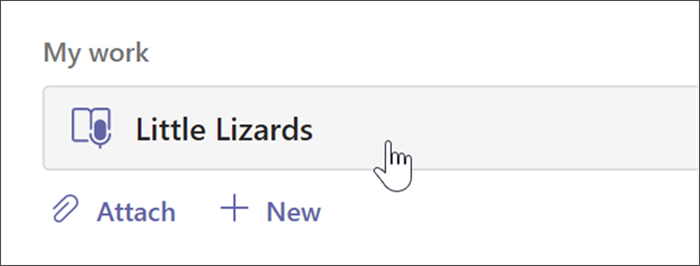 image of the reading progress assignment button that must be selected to open the students dashboard