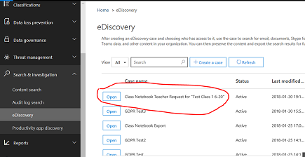 create a case completed