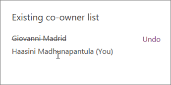 Remove Co Owner from Staff Notebook
