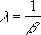 Lambda equals one divided by beta