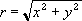 Magnitude of a complex number as the square root of x squared plus y squared