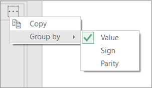 Screenshot that shows an example of additional Group By commands.