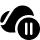 OneDrive cloud icon with paused symbol
