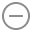 Gray circle fith a flat bar