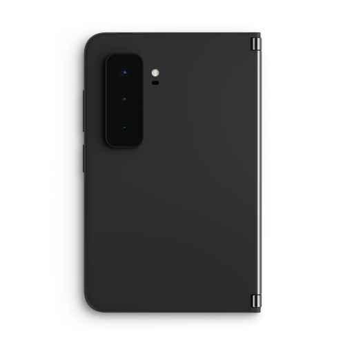 The back view of Surface Duo 2s camera.
