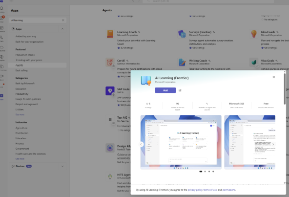 Select Learning Agent