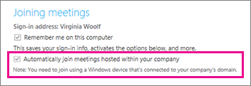 General options for authenticated user if "Remember me on this computer" is checked